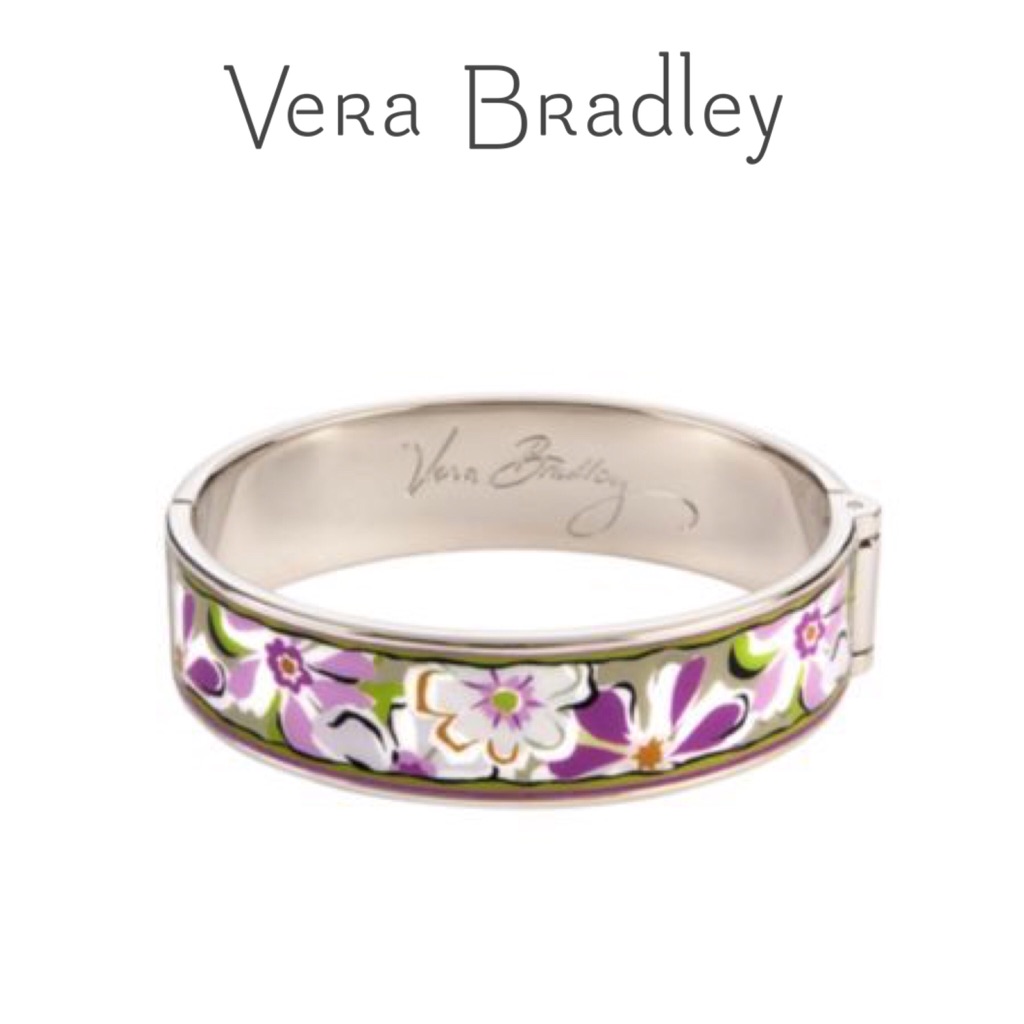 Vera Bradley Hinged Chomper Bracelet 34$